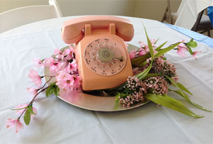 One of the centerpieces at The Telephone Museum’s Grand Opening of the new Visitor Center held on May 15, 2014.*